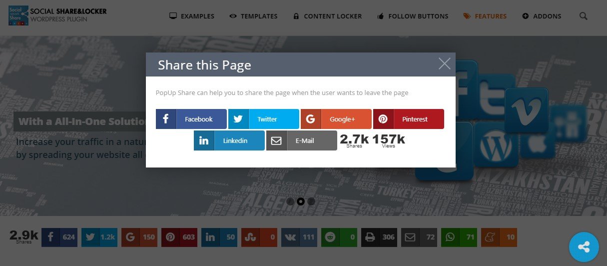 Social Share & Locker Pro WordPress Plugin